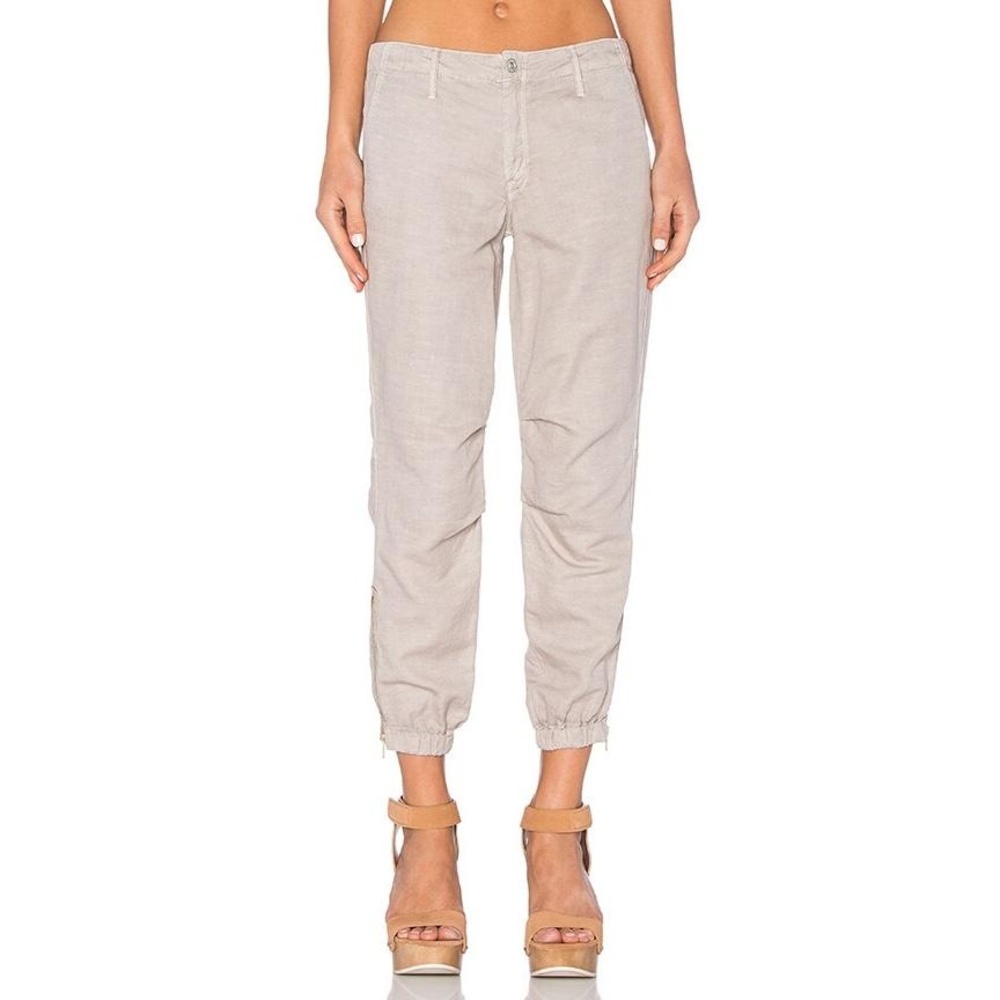 Mother “The Misfit Crop” in Stone Khaki Size 29